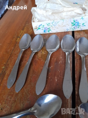 Стари лъжици #10, снимка 4 - Прибори за хранене, готвене и сервиране - 52211798