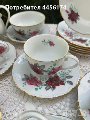 Сервиз за чай- Чехословакия, снимка 5 - Сервизи - 50136269