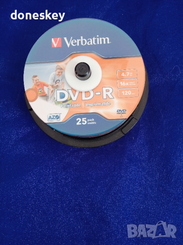 21 бр. Verbatim DVD-R - 16x, 4.7 GB, 120 min 
