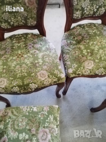 Продавам 4 броя столове в бароков стил , снимка 2 - Столове - 44390843