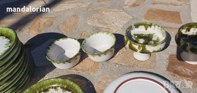 Българска керамика - сервиз,чаши, чинии, вази, купи, , снимка 10 - Сервизи - 51828604