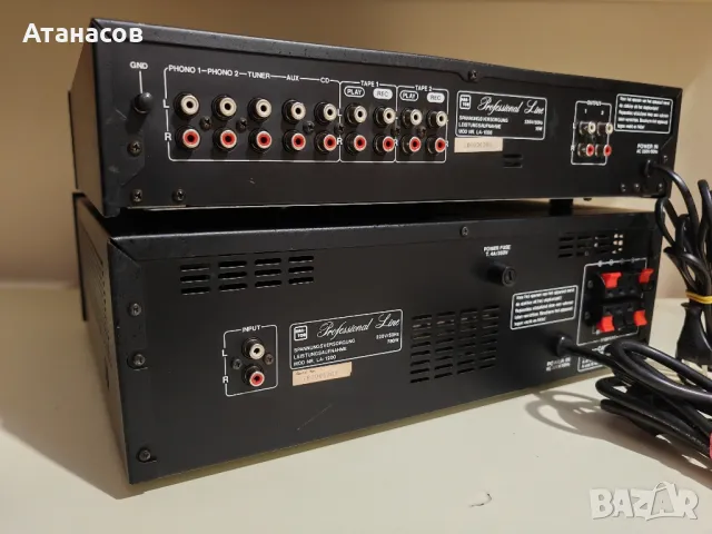 Han-Tor Professional line усилвател LA-1200 и предусилвател LA-1000 stereo 2x200W 4 Ohm , снимка 12 - Ресийвъри, усилватели, смесителни пултове - 48759311