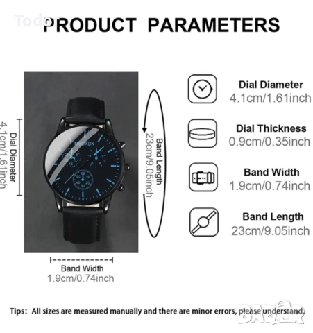 Бизнес часовник , снимка 2 - Мъжки - 52383679