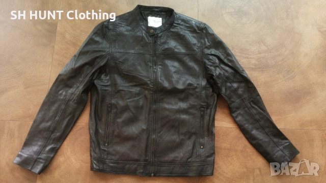 SELECTED SHTYLOR Lamb Leather Jacket Размер М - L мъжко яке естествена кожа 5-57