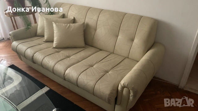 Холна гарнитура с два фотьойла и две табуретки, снимка 2 - Дивани и мека мебел - 52984552