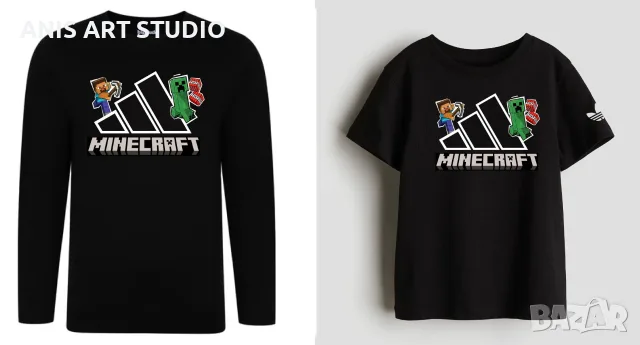 Детска блуза тениска MINECRAFT