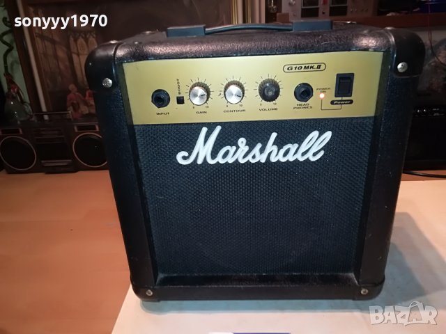 MARSHALL GUTAR AMPLIFIER-ВНОС ENGLAND 1302231952, снимка 10 - Ресийвъри, усилватели, смесителни пултове - 39664031