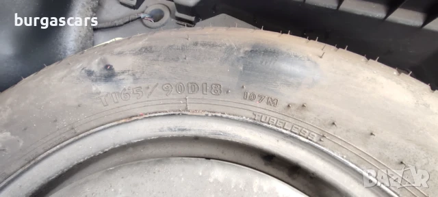 Резервна гума патерица 18 165/90/18 Nissan Murano Z51 - 260лв, снимка 3 - Гуми и джанти - 50617437