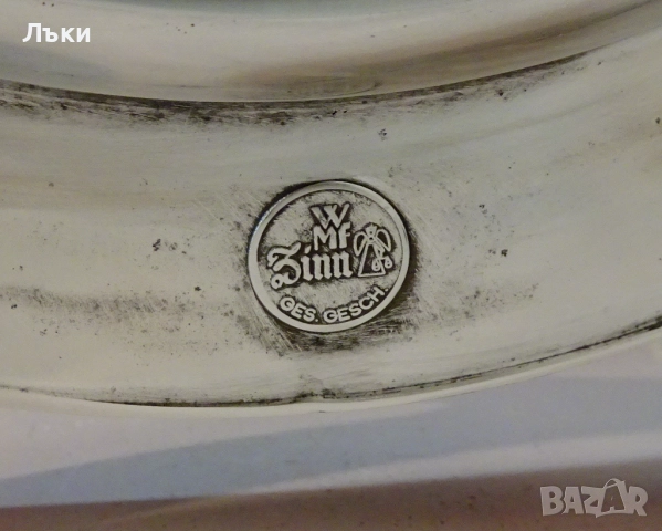 Калаена чиния Веселият пияница,Frans Hals,WMF,барок. , снимка 10 - Антикварни и старинни предмети - 52586967