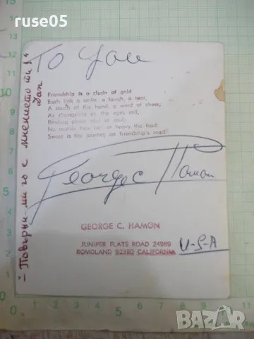 Снимка стара на българин в Америка, снимка 2 - Колекции - 47823188