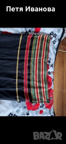 Черен тракийски сукман със риза и колан за пафти., снимка 4 - Сукмани - 51122096