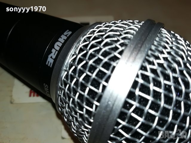 shure sm58 микрофон с бутон 2912221633, снимка 6 - Микрофони - 39137256