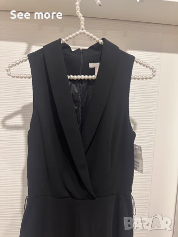 H&M елегантен гащеризон в черно XS/S, снимка 3 - Гащеризони - 51068103
