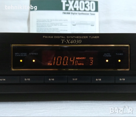 ⭐⭐⭐ TEAC T-X4030 ⭐⭐⭐ Висок клас тунер , 20 станции памет, снимка 3 - Ресийвъри, усилватели, смесителни пултове - 31802651