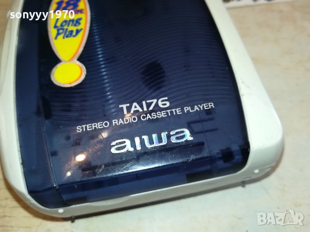 AIWA HS-TA176 WALKAN DECK/RADIO-FRANCE 0811221617, снимка 3 - Радиокасетофони, транзистори - 38603841
