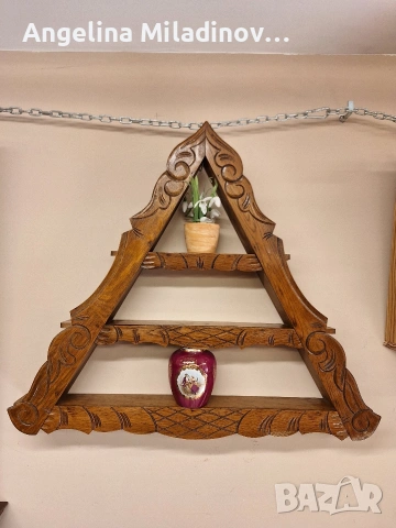 Етажерки, рафт, стойка за стена дъб 