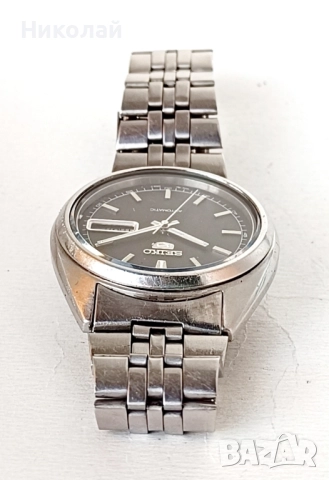 Seiko 5 Сейко 5 - самонавиващ се часовник, запазен, снимка 6 - Мъжки - 52397867