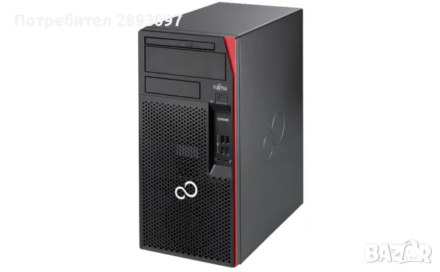 компютър Fujitsu P557 E90+ i3-6100 3,70GHz/DDR4 8GB/500GB HDD/Win 10 Pro, снимка 5 - За дома - 48377000