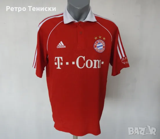 Тениска Bayern Munich — Домакински adidas — Мъже размер L Червено (сезон 2006)