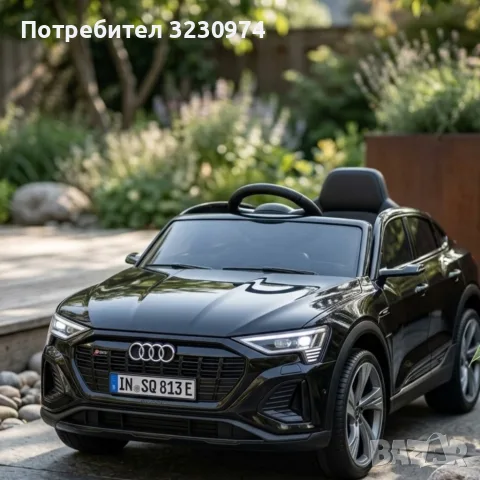 Детска акумулаторна кола Audi RS Q8 12V - Дистанционно управление, музика, LED светлини и амортисьор