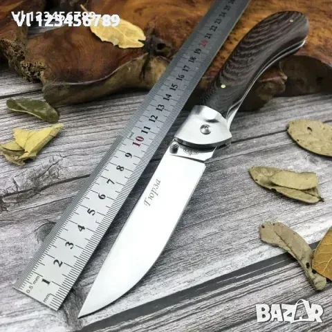 Джобен нож Русия - Витяз Гюрза Ст 65Х13 , 104х240 мм, снимка 3 - Ножове - 50844494