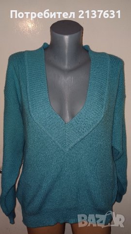 ДАМСКИ ПУЛОВЕР  - Размер XL  / XXL , снимка 1 - Блузи с дълъг ръкав и пуловери - 44219222