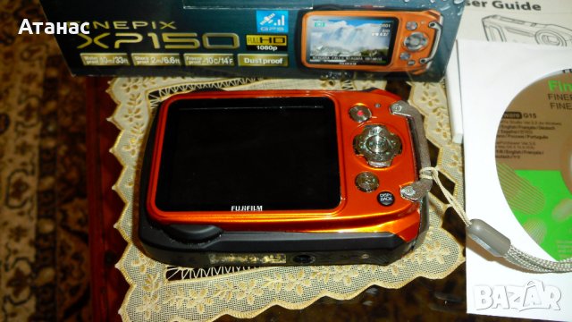 Фотоапарат Fujifilm xp150 - 14MP  GPS  противовлажен , снимка 4 - Фотоапарати - 44431869