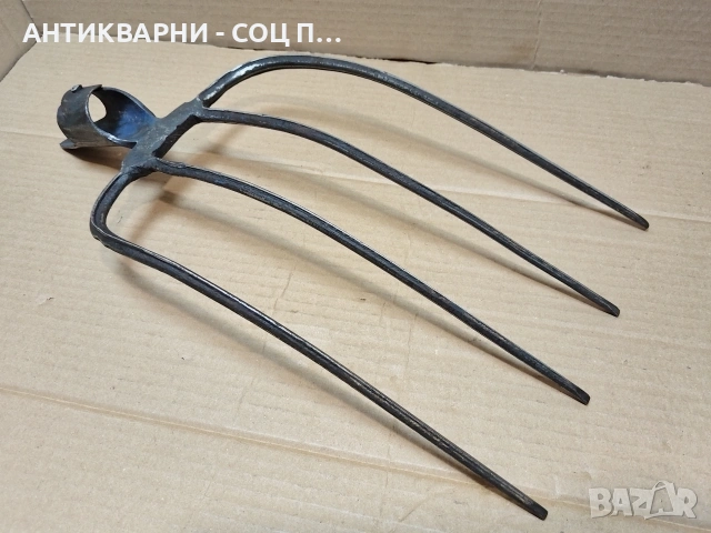 Стара Кована Вила За Сено / НОМЕР 625., снимка 5 - Антикварни и старинни предмети - 53275242