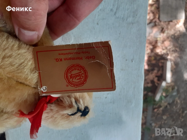 Оригинално плюшено мече Teddy Hermann, снимка 5 - Антикварни и старинни предмети - 51512095