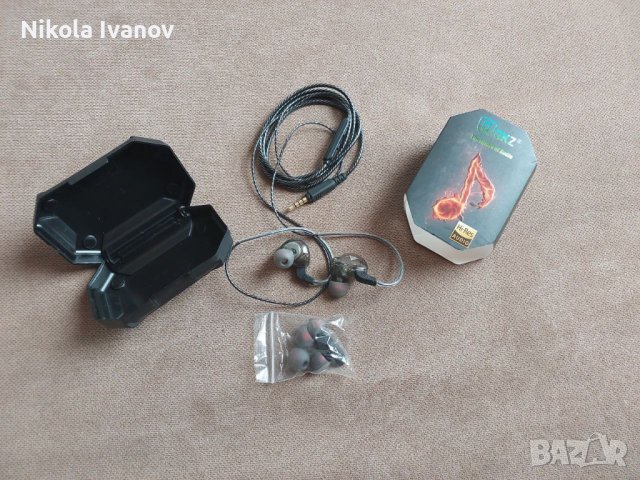 QKZ SK7 IEM слушалки тип тапи за компютър/лаптоп/телефон in-ear stereo mobile phone wired headset