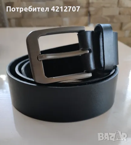 🔱 Мъжки колан от естествена кожа 🔱, снимка 1