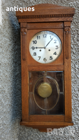 Стар немски стенен часовник - Junghans - Антика - 1930г., снимка 3 - Антикварни и старинни предмети - 36248317