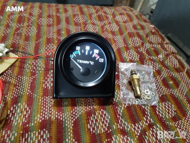 Стрелкови уред за измерване на вода / антифриз 40 - 120 градуса., снимка 3 - Водни помпи - 38999375