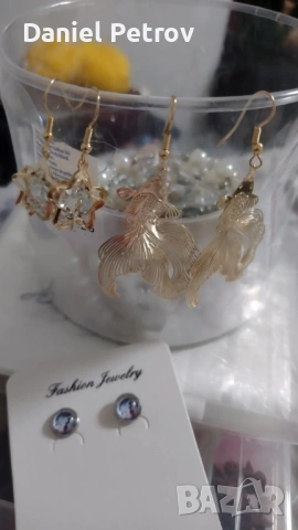 Ръчно изработени гривни и обеци , снимка 11 - Други - 53304750