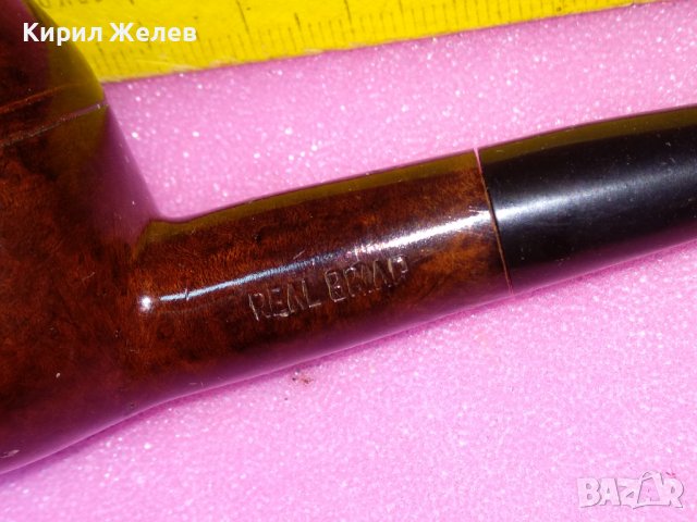 REAL BRIAR Стара КЛАСИЧЕСКА РЕТРО ЛУЛА РЪЧНА ИЗРАБОТКА 25935, снимка 7 - Лули - 44150305