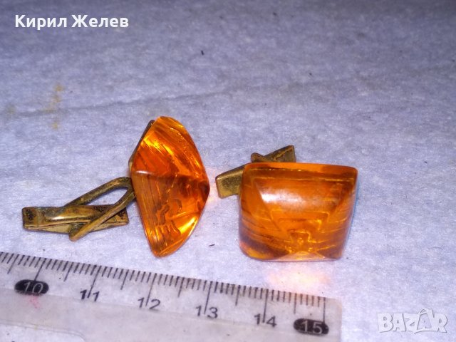 Старинни РУСКИ КЕХЛИБАРЕНИ БУТОНЕЛИ Бронзови с ПОЗЛАТА и Шлифован НАТУРАЛЕН БАЛТИЙСКИ КЕХЛИБАР 37698, снимка 10 - Антикварни и старинни предмети - 41389412