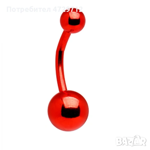 Всички възможни цветове обици на пъпа, снимка 4 - Друго оборудване - 53434433