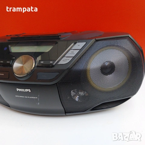 НАЙ ДОБРАТА ОФЕРТА Радио касетофон CD,Mp3 ,USB Philips AZ787 , снимка 5 - Радиокасетофони, транзистори - 53657663