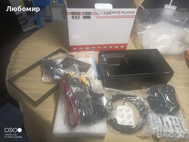 Хексаедър 7" Двоен Din автомобилен MP5 плейър с Bluetooth, снимка 3 - Навигация за кола - 55749545