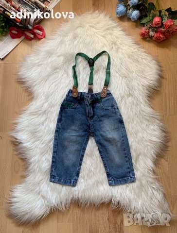 Дънки с тиранти, снимка 1