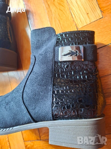 Нови черни боти, снимка 2 - Дамски боти - 53351953