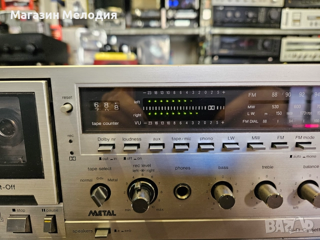 Винтидж ресийвър Panasonic SG-60 + касетен дек в едно. Hi-Fi Cassette Deck Receiver, снимка 7 - Ресийвъри, усилватели, смесителни пултове - 52387478
