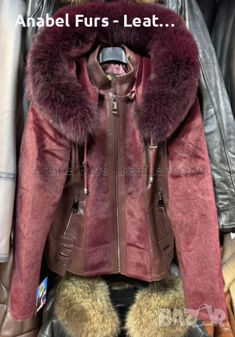 Дамски палта с естествен косъм, снимка 12 - Палта, манта - 52621323