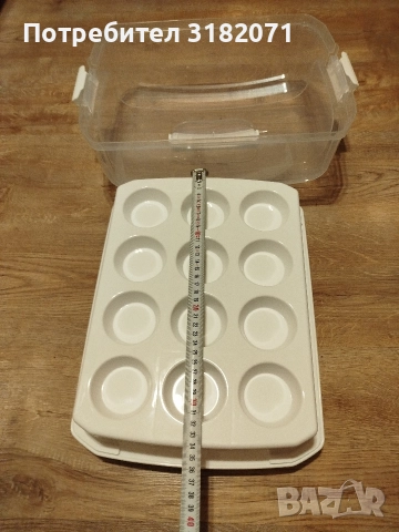 Кутия с дръжка,за съхранение/транспортиране на кексчета, снимка 7 - Форми - 52991390