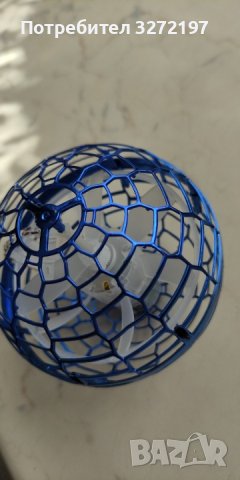 Летяща топка Spinner Играчка Въртящa се на 360° мини НЛО със светлина,USB зареждане, снимка 6 - Други - 40921094