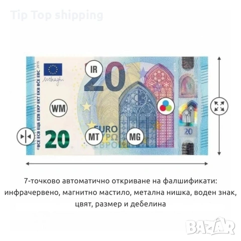 Детектор за фалшиви банкноти , снимка 5 - Оборудване за магазин - 53415201