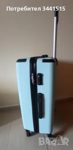 Голям куфар с 4 колела 80.6L, 74 x 51 x 31 cm, 4.3 kg, TSA ключалка , снимка 4 - Куфари - 47483991