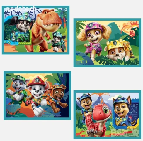 Пъзел Paw Patrol 4 в 1 – Trefl, снимка 2 - Игри и пъзели - 56211157