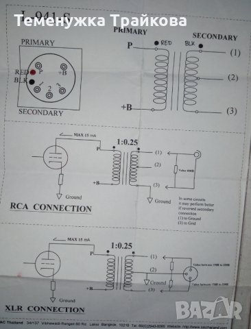 Трансформатори SILK, LUNDAHL и други, снимка 5 - Друга електроника - 33854241