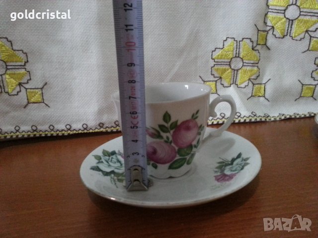 Стар немски порцелан Бавария чашка за кафе  , снимка 2 - Антикварни и старинни предмети - 42136005